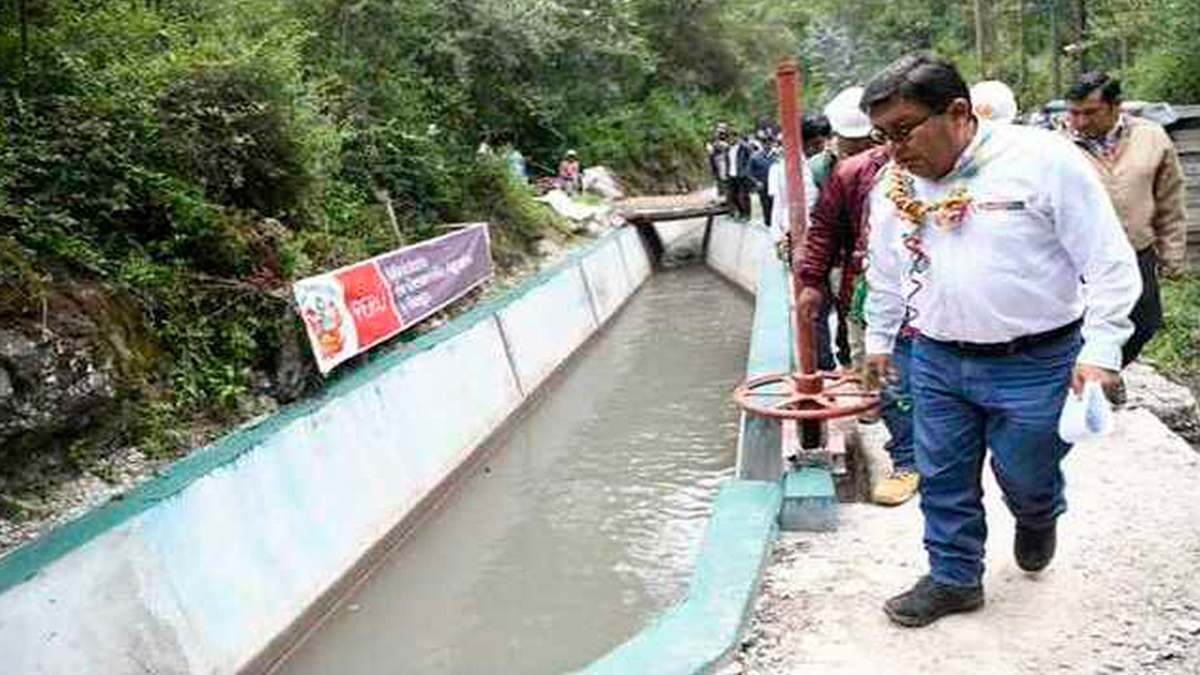 Cusco: Inauguran sistema del canal de riego en Calca