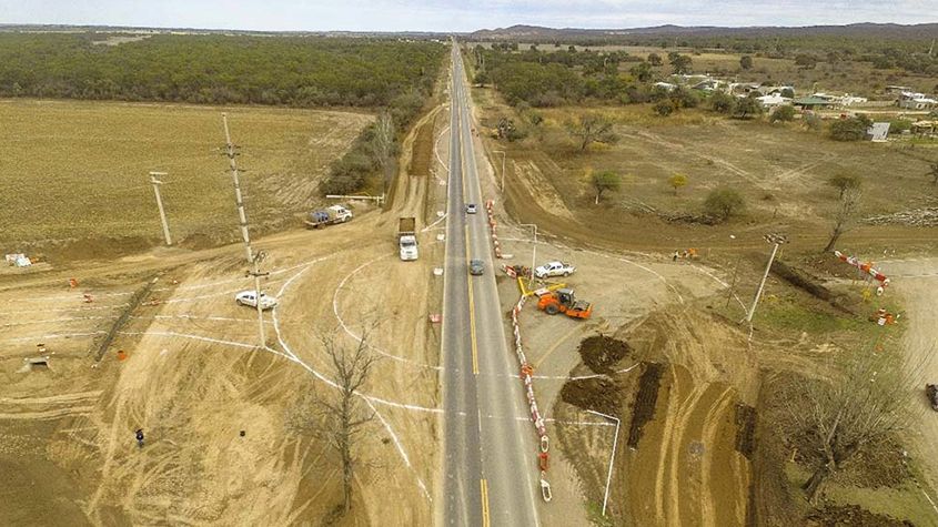 Argentina: Pavimentación del primer tramo de la Ruta Provincial 16 entra en etapa final