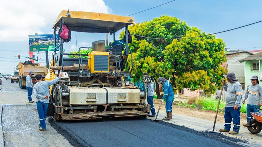 Ecuador: Mejoran vía Portoviejo – Redondel de la Tejedora