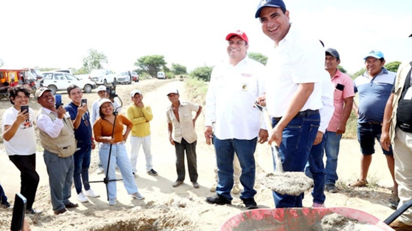 Piura: Mejoran sistema de agua para riego en Tiopaira San Lucas