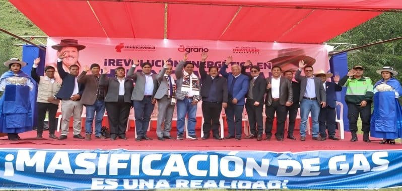 Huancavelica: Minem suscribe contrato para masificación de gas natural