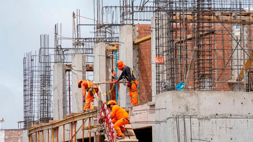 Capeco: Sector construcción creció casi 4% interanual en el primer trimestre de 2024