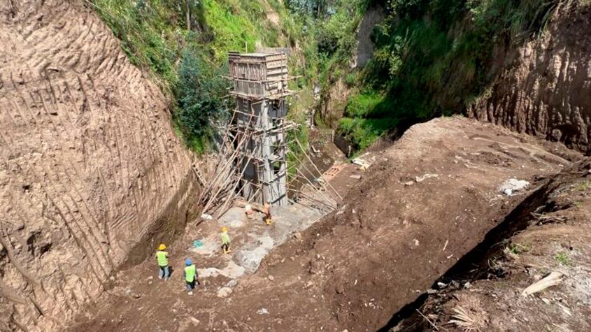 Ecuador: Amplían la torre de captación de la quebrada Armero