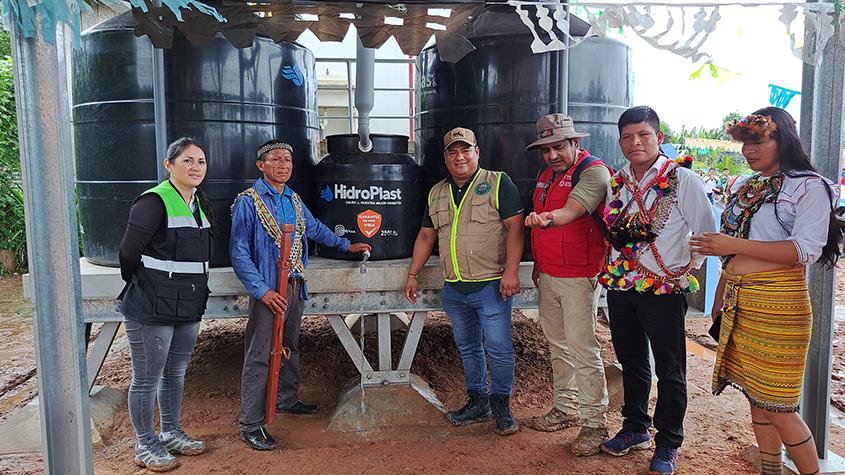 Loreto: Inauguran obra de agua potable y saneamiento en Nuevo Chazuta.