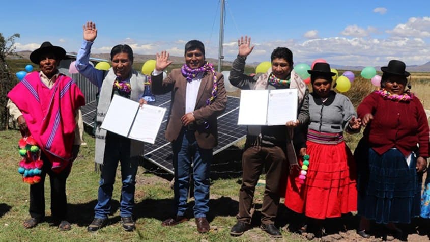 inauguran pozos