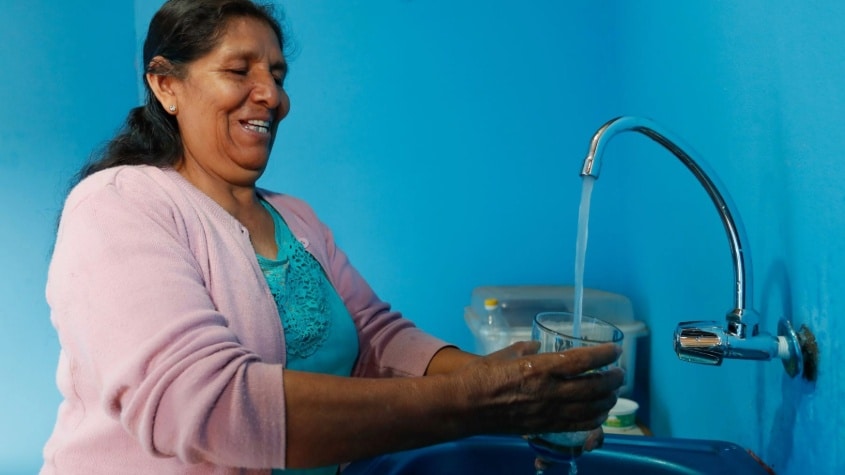 agua segura en hogares rurales