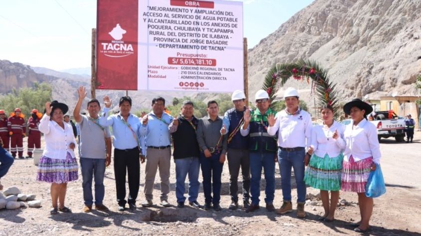 obra de agua potable y alcantarillado tacna