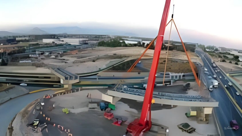 Obras en Vespucio Norte