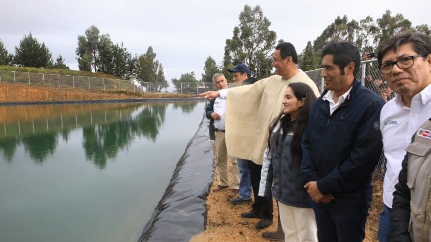 Inauguración de obras de riego