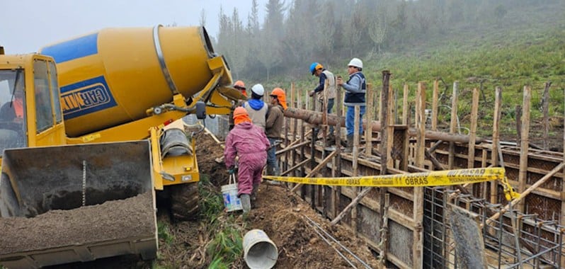 Piura: Represa Cascapampa en Sondorillo registra avance del 20%