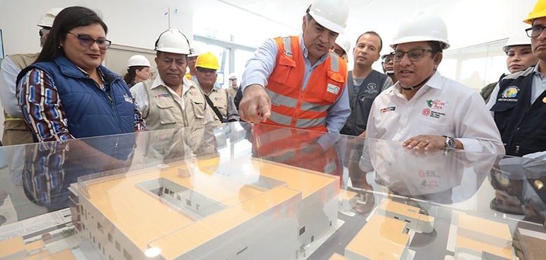 inspección de obras hospital