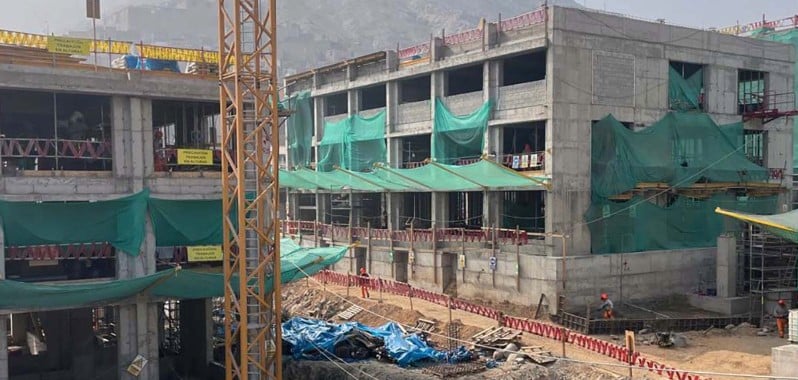 construcción de colegio