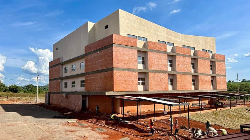 construcción de hospital
