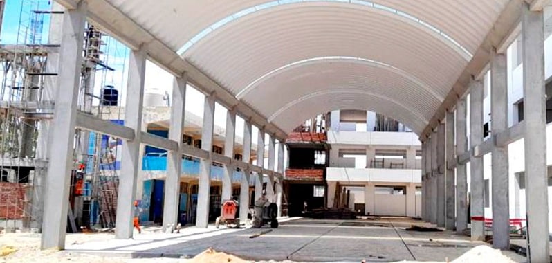 Piura: Construcción de moderno colegio José Olaya registra avance del 70%