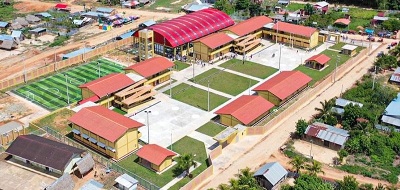 Ucayali: Inauguran I.E. más grande y moderna a nivel de caseríos