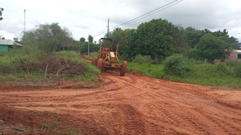 vías vecinales en Caaguazú