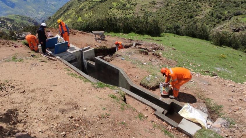 sistema de riego en Pashuaña