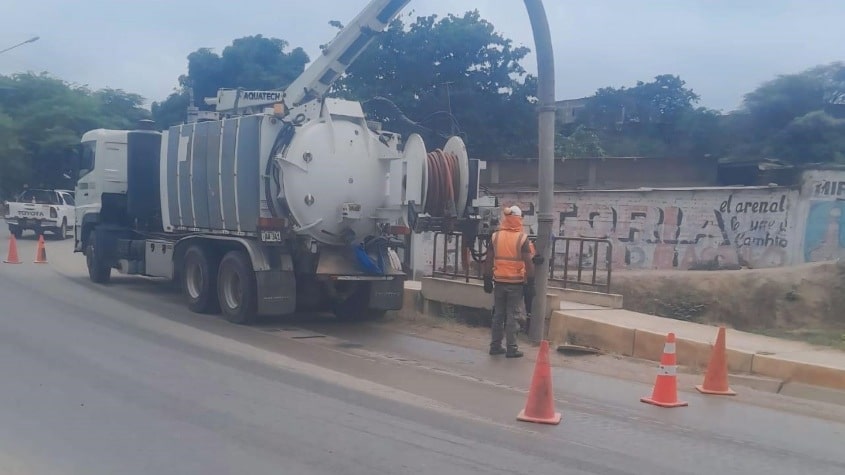 limpieza de redes de alcantarillado