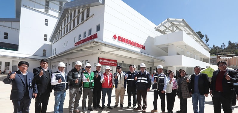 Inspección de obras hospital