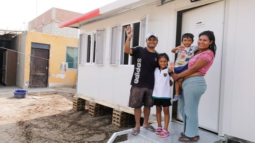 MVCS instaló módulos temporales de vivienda