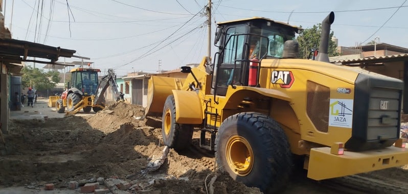 construcción de pistas