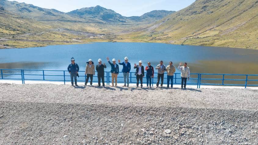 sistema de irrigación Represa Pallcca