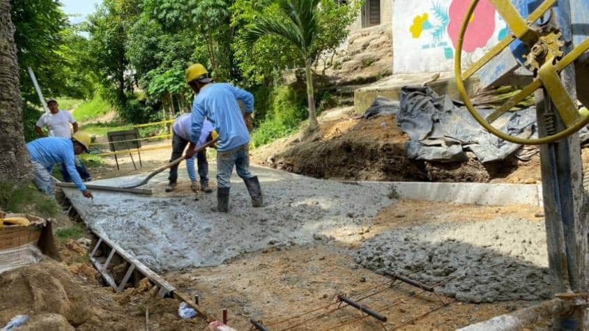 alcantarillado y pavimento rígido en el norte de Sincelejo
