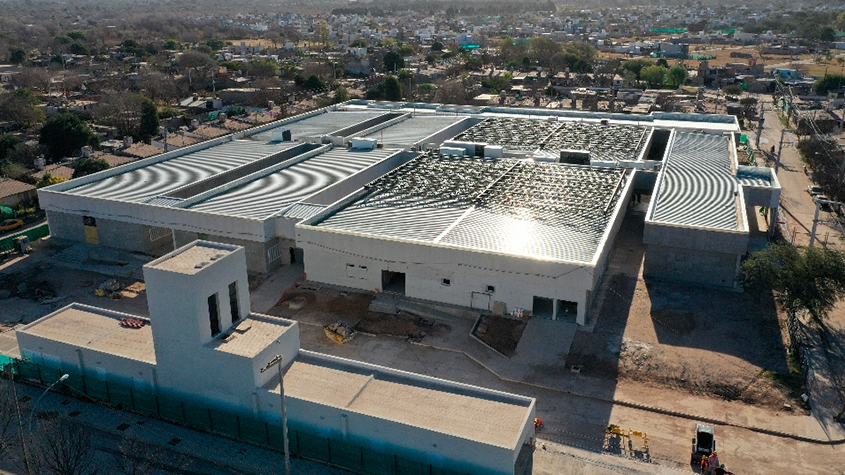 construcción de hospital