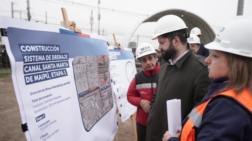Chile: Inician obras de canalización subterránea del Canal Santa Marta