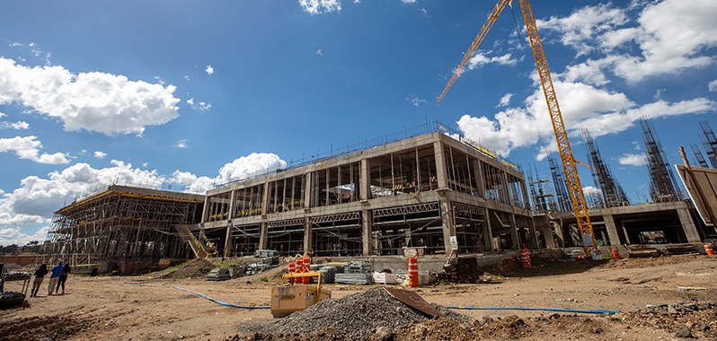 construcción de hospital