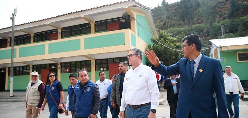 Ministro de Educación, Morgan Quero.