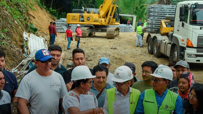 entrega de puente Bailey