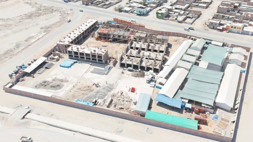 Arequipa: IE Módulo B2 del Pedregal presenta 60% de avance