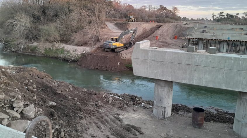 Argentina: Puente urbano en Bell Ville registra avance del 55%