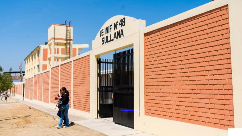 Piura: Inauguran modernizado colegio INIF N°48 de Sullana