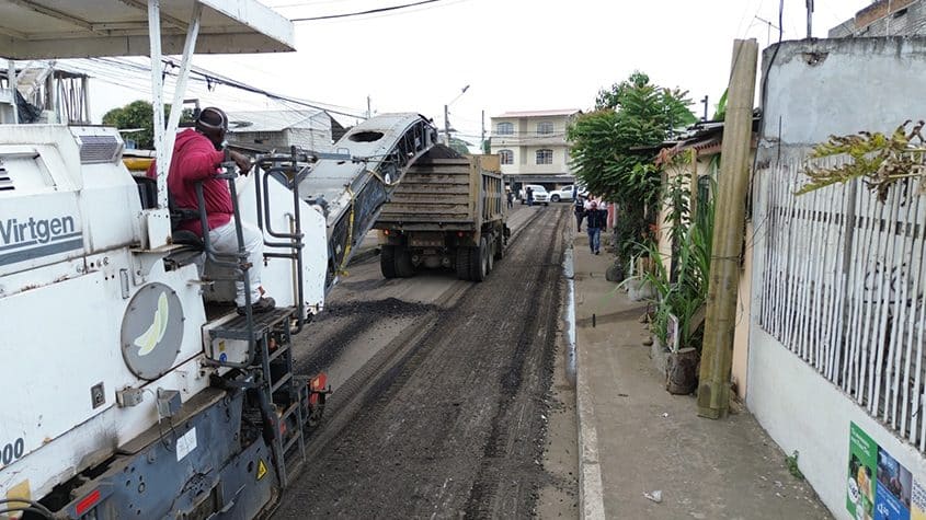 rehabilitación de calles