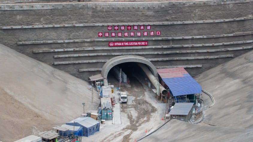 Megapuerto de Chancay: Culminan excavación de túnel para acceder al terminal portuario