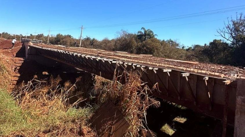 Paraguay: Avanza la construcción del puente Kyjhá en Canindeyú