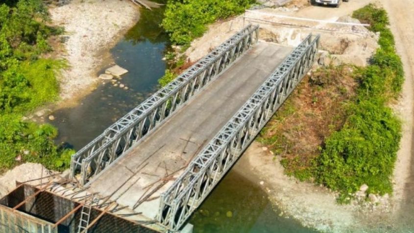 MTC realiza mantenimiento y ampliación del puente modular Pajacusa en Amazonas