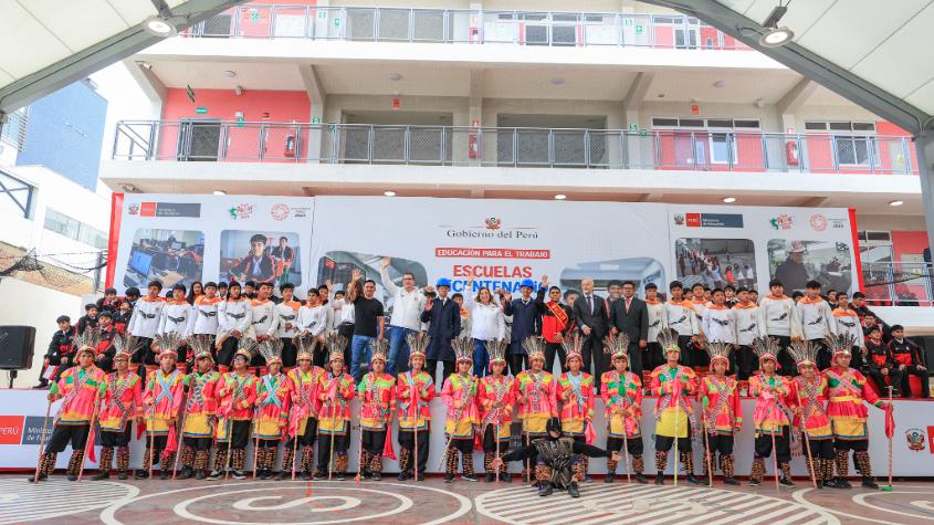 Inauguran Colegio Bicentenario Víctor Raúl Haya de la Torre en Ate