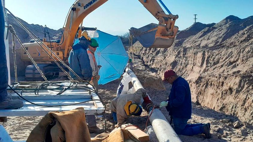 Argentina: Construcción del gasoducto La Viña-Guachipas en etapa final