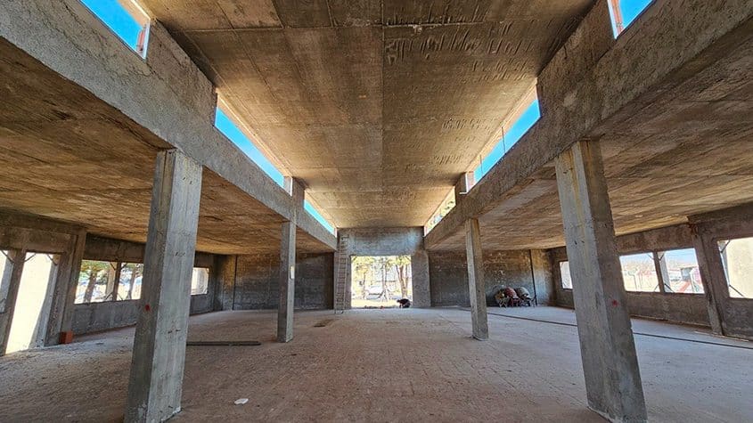 obra nuevo edificio de escuela ProA