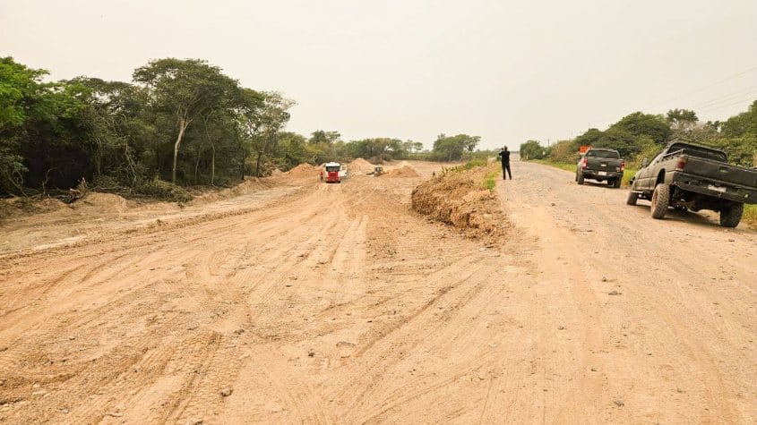Paraguay: Construyen caminos auxiliares en el Lote 1 de la ruta PY12