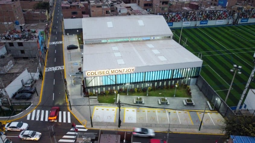 Inauguran Coliseo Montjoy en Surco