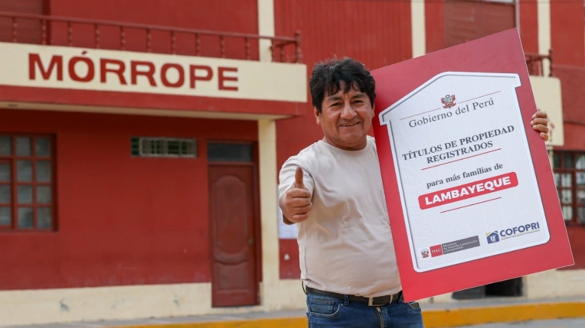 MVCS entregó 1,700 títulos de propiedad en Lambayeque