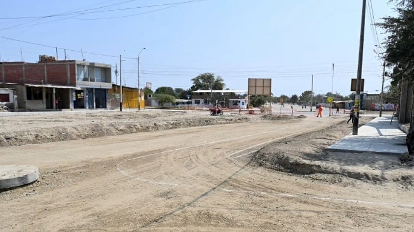 Obra de pistas y veredas de UPIS Los Ángeles en Piura tiene 30 % de avance