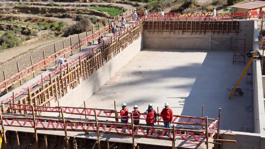 Moquegua: Culminan construcción del reservorio Palcamayo