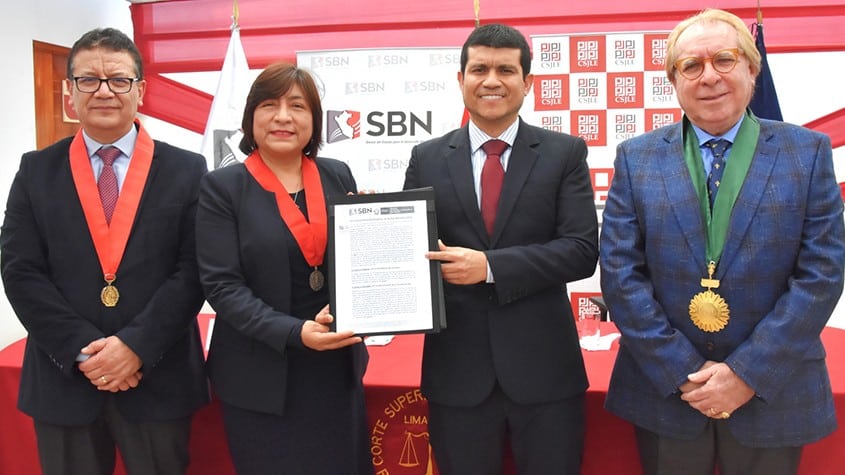 SBN entrega 1299 M2 de terrenos del Estado a Corte Superior de Lima Este