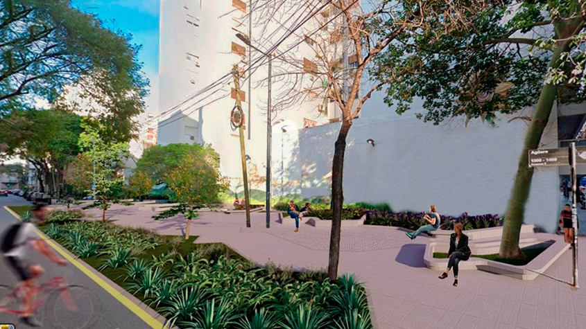 Argentina: Inician renovación de la Plazoleta del Árbol en Buenos Aires