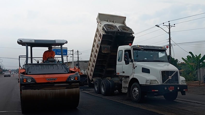 Bacheo de pistas